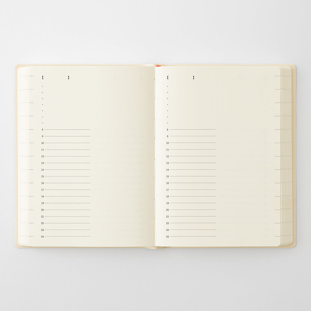 Midori MD Notebook Diary 1 Day 1 Page 2027, A6