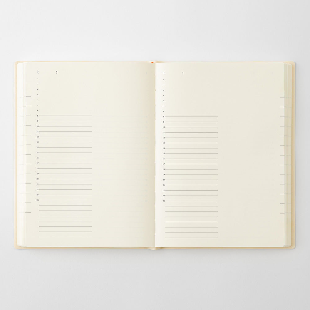 Midori MD Notebook Diary 1 Day 1 Page 2027, A5