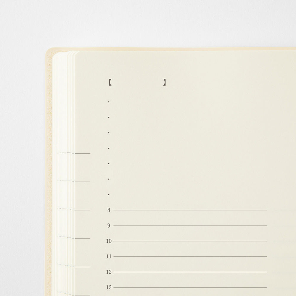 Midori MD Notebook Diary 1 Day 1 Page 2027, A5