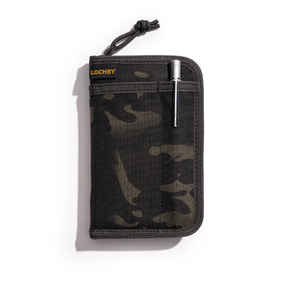 Lochby Pocket Journal, Black Multicam