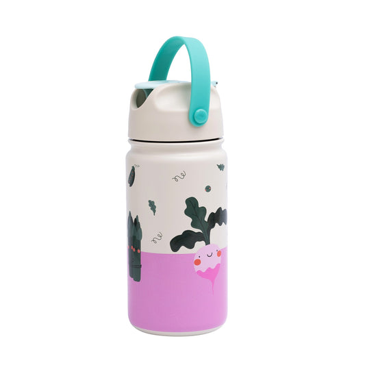 The Cotton Cloud Stainless Steel Bottle, Veggie Pals