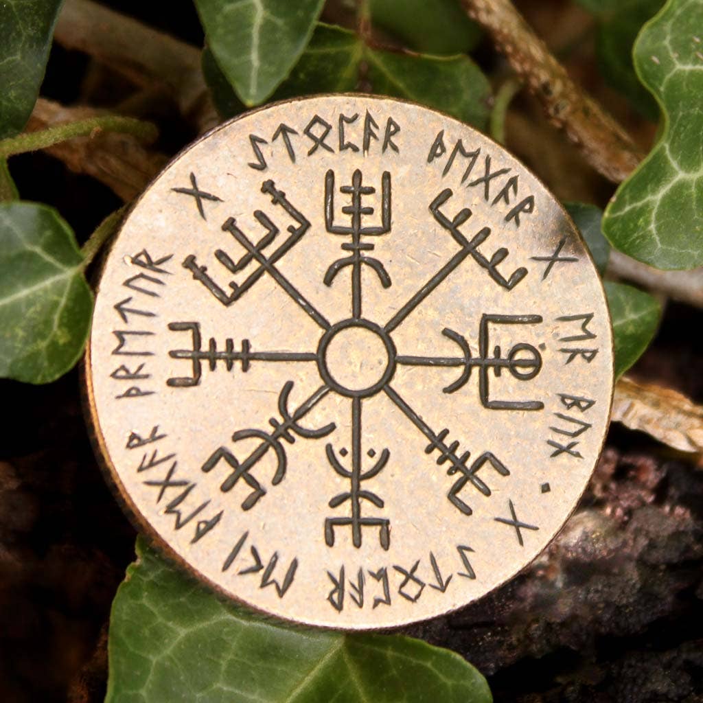 Shire Post Mint Vegvisir Wayfinder Bronze