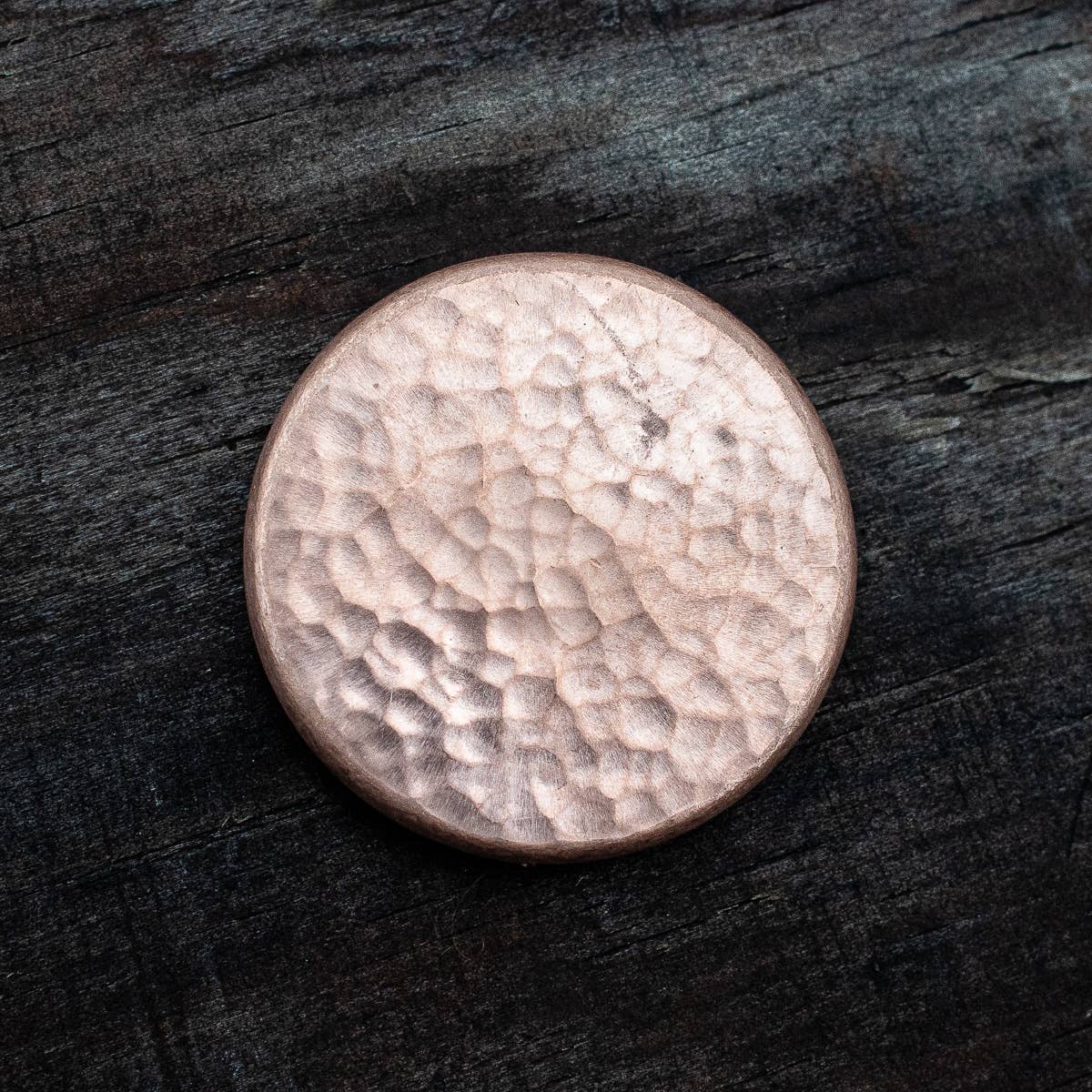 Shire Post Mint Duplex Worry Coin - Geometric and Hammered Copper Coin