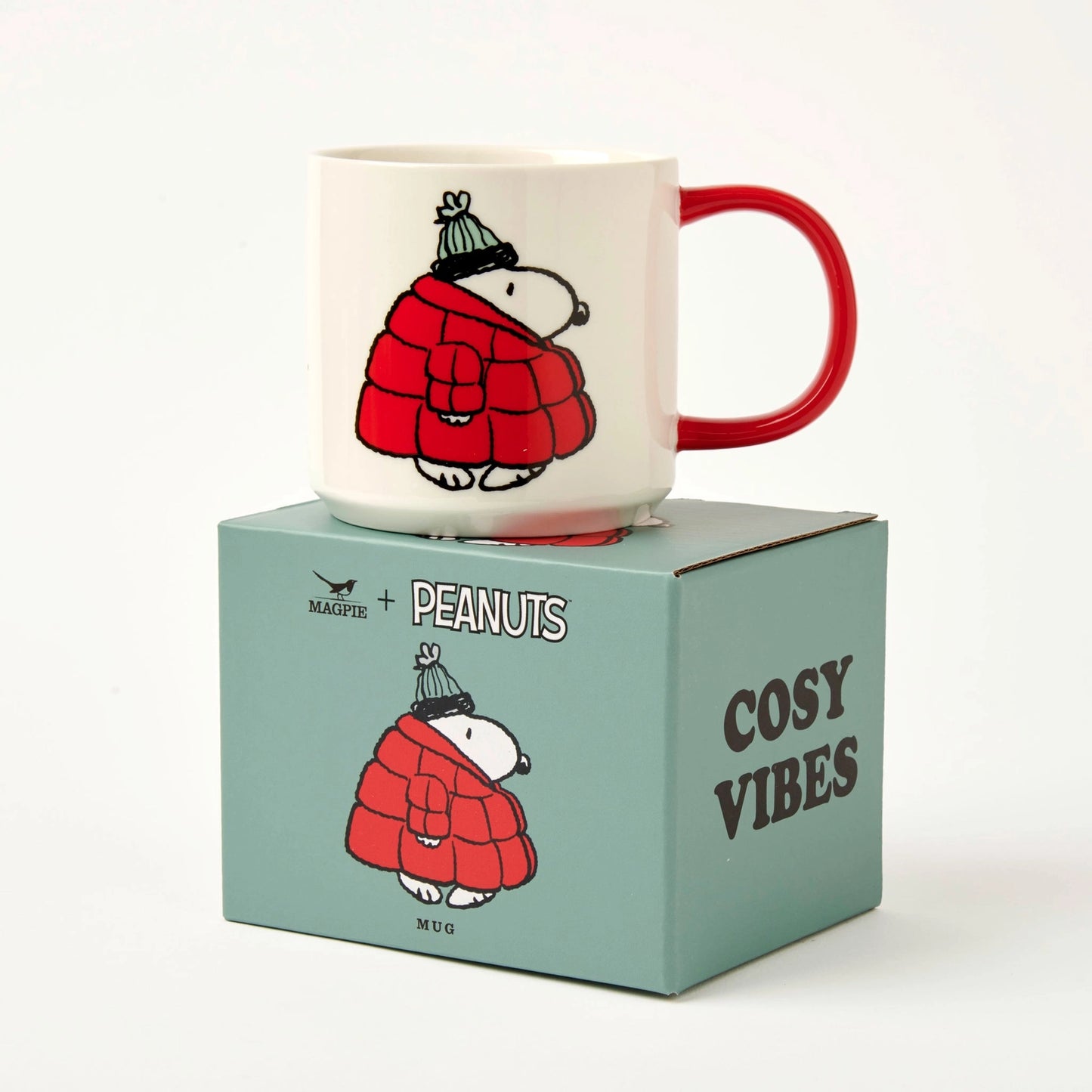 Magpie Peanuts Mug, Cosy Vibes