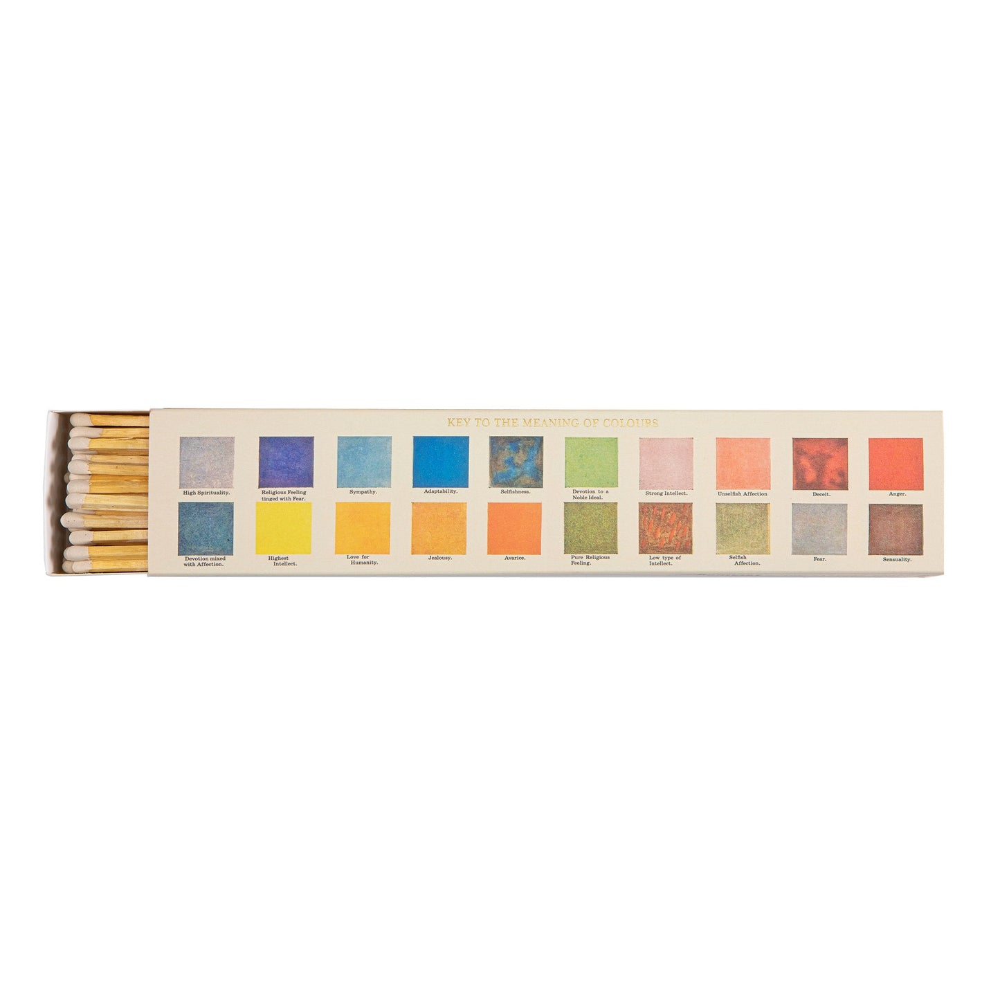 Archivist Gallery Long Matches, Meaning of Colour
