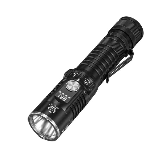 RovyVon S21 Compact Search Flashlight 6500K, Black