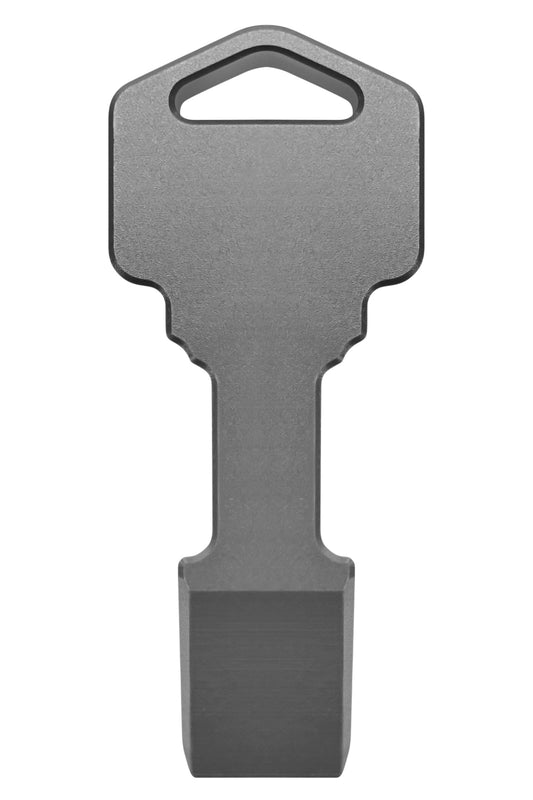 Daily Carry Co Keypry Edc Pry Bar, Polished Gun Gray
