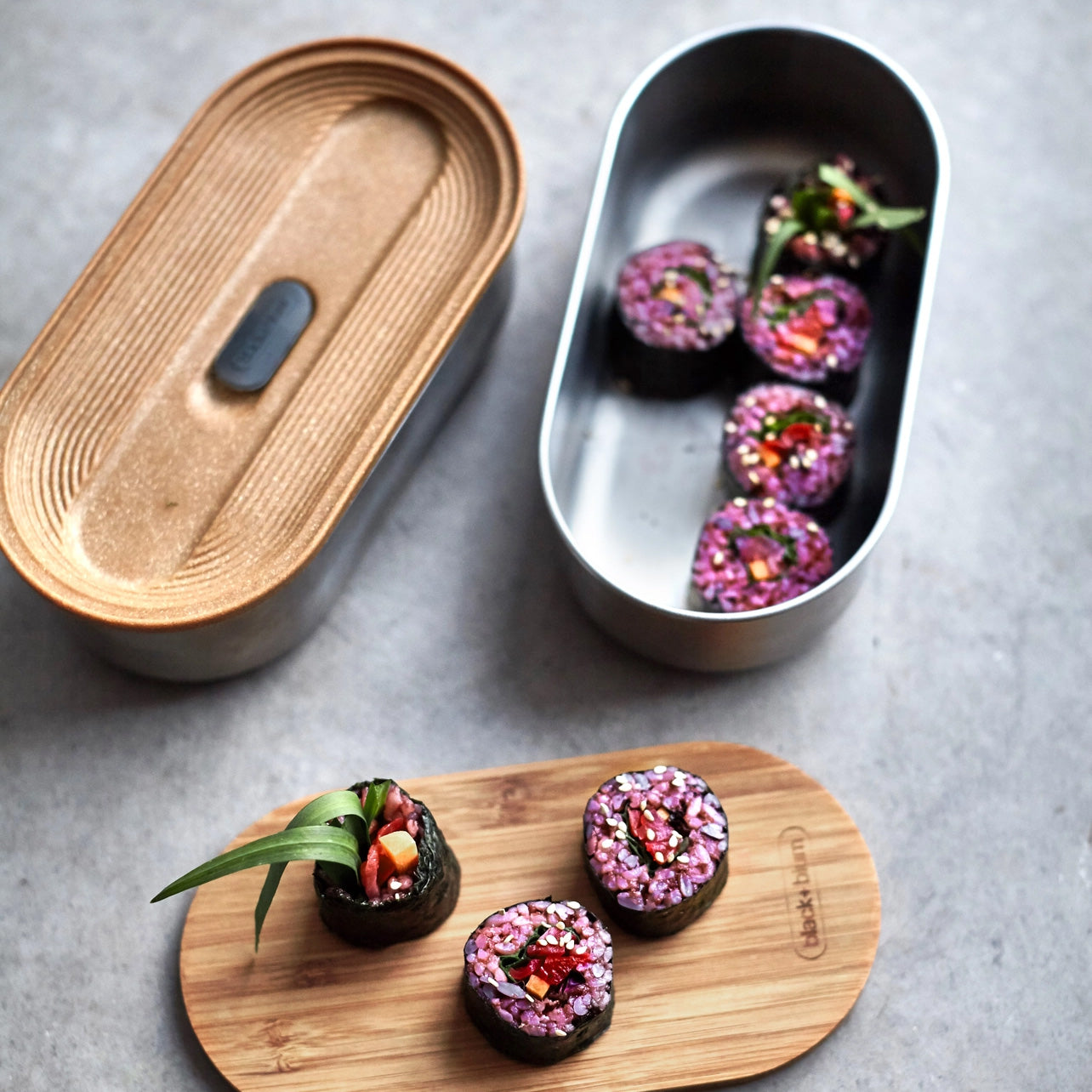 Black + Blum Stainless Steel Double Bento Box