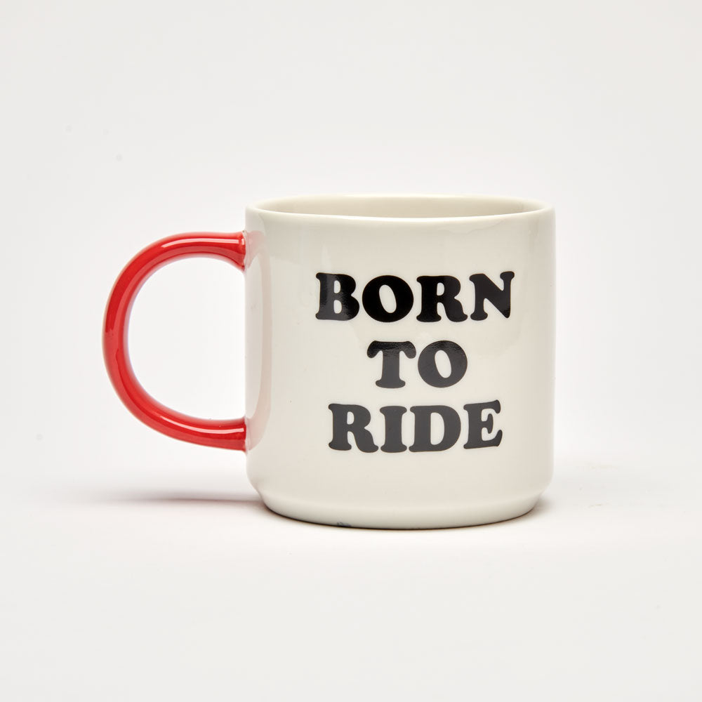 Magpie Peanuts Mug, Born To Ride