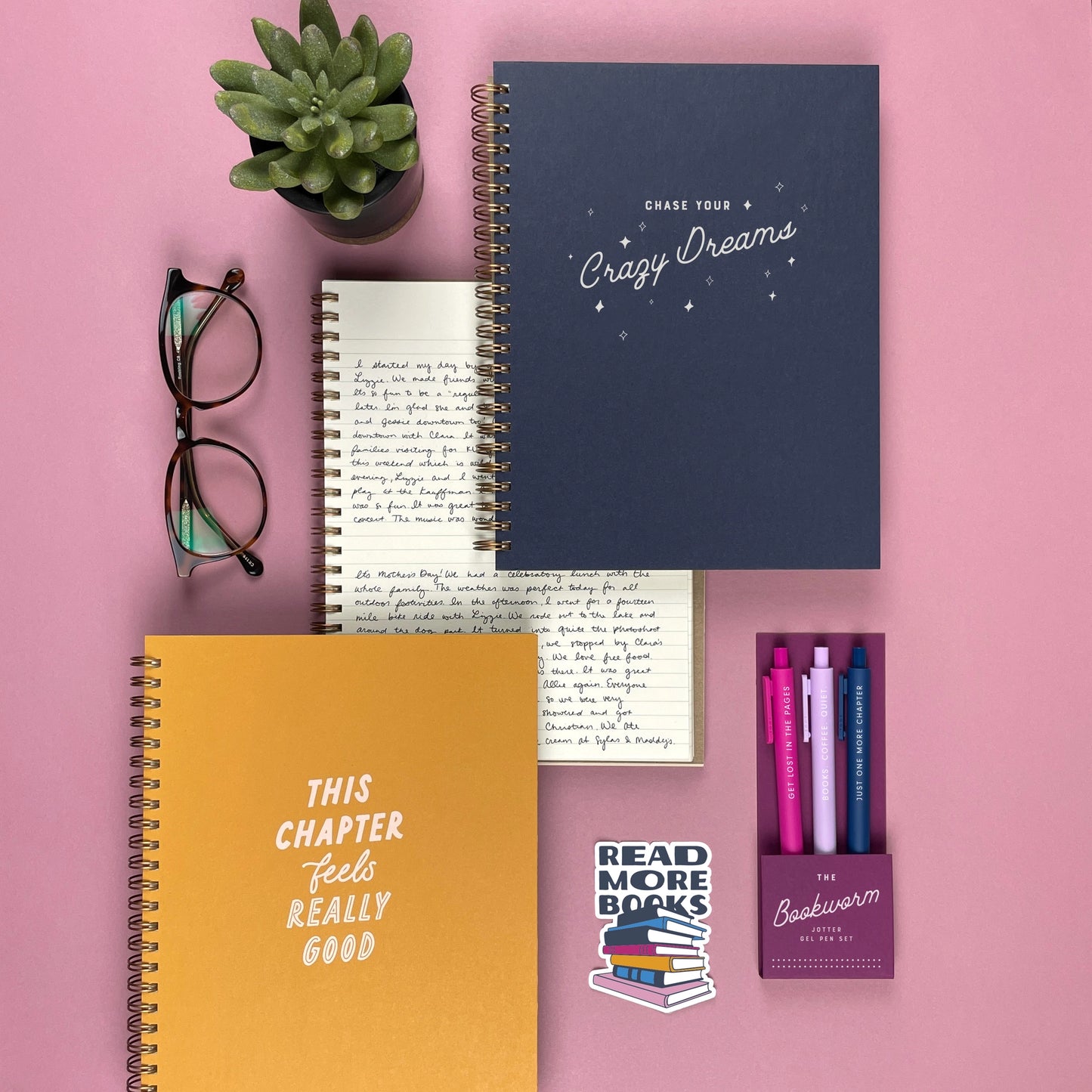 Ruff House Print Shop Pen Set, The Bookworm