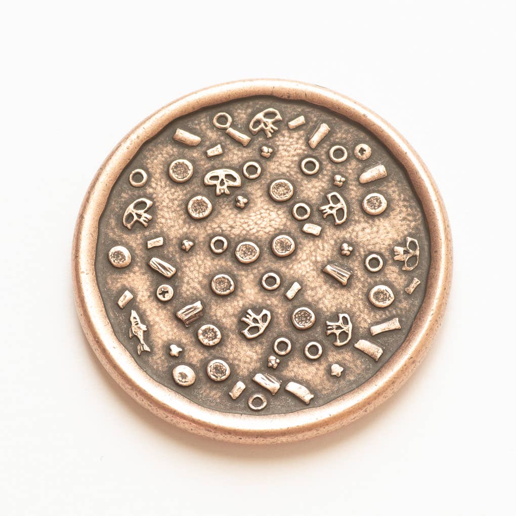 Shire Post Mint Pizza Pi Coin in Copper with Tiny Pizza Box