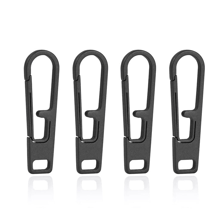 Viperade VAT1-M Heavy Duty Titanium Zipper Pull Replacement (4pcs), Black