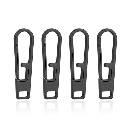 Viperade VAT1-M Heavy Duty Titanium Zipper Pull Replacement (4pcs), Black