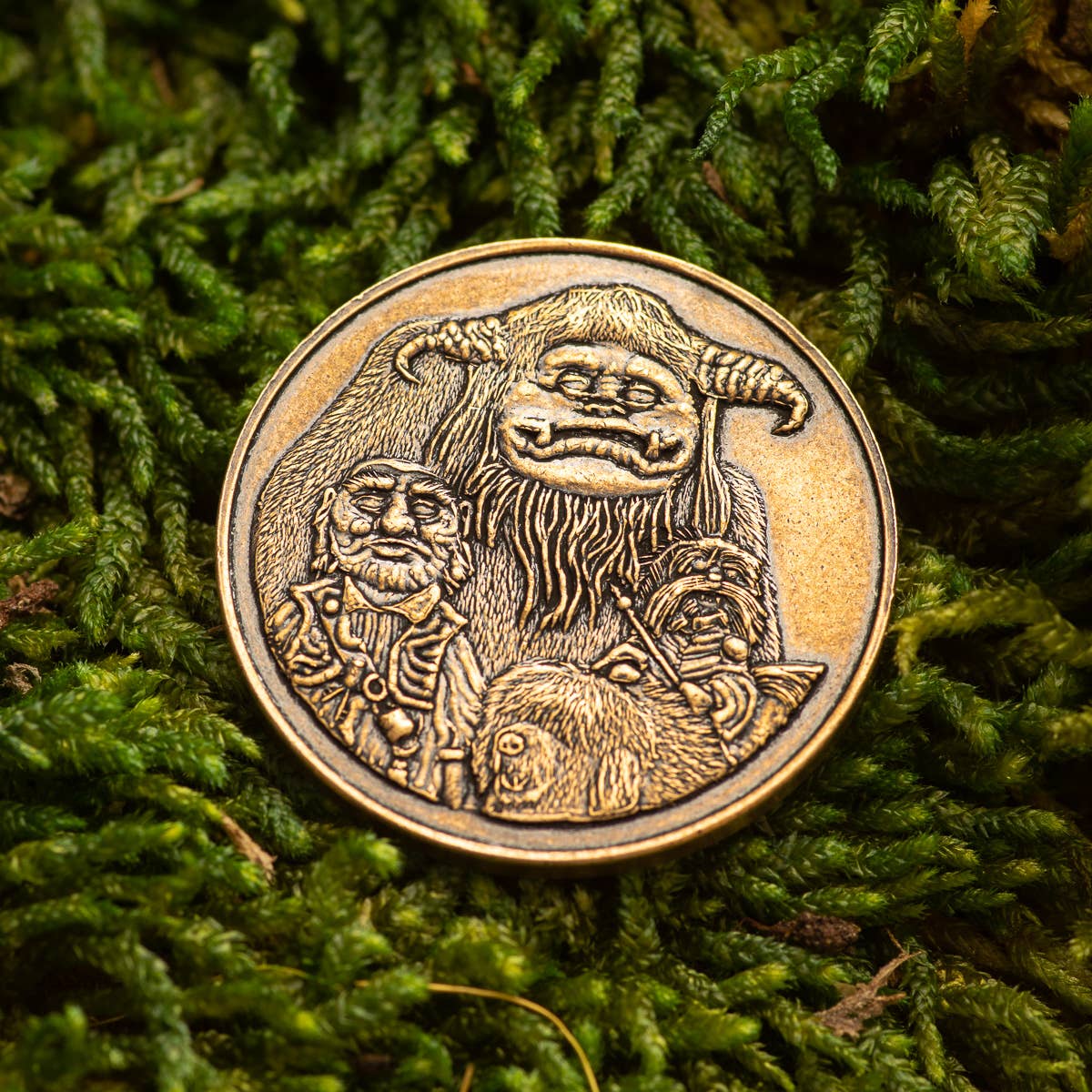 Shire Post Mint Labyrinth | Should You Need Us Bronze Friendship Token