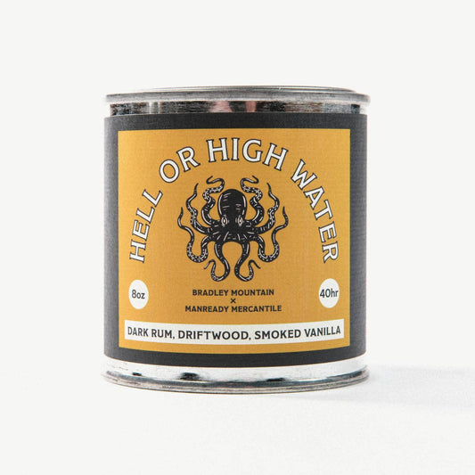Bradley Mountain Travel Candle, Hell or High Water