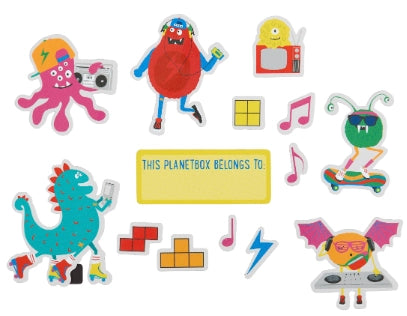 PlanetBox Mix & Match Magnets, Monster Beats