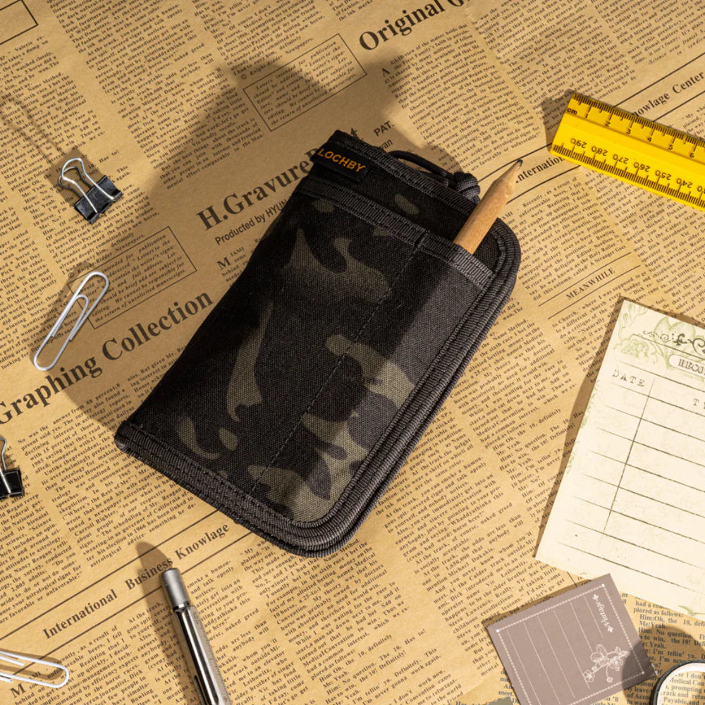 Lochby Pocket Journal, Black Multicam