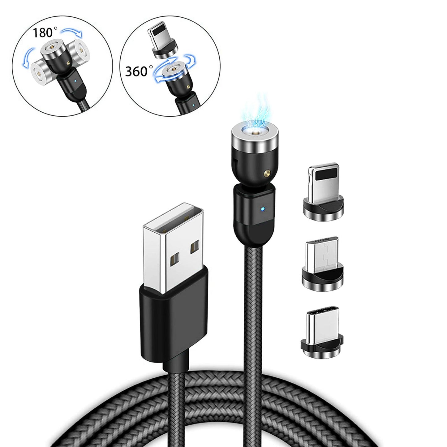 Statik® 360 2.0 Universal Charge Cable, 6 FT/2 M