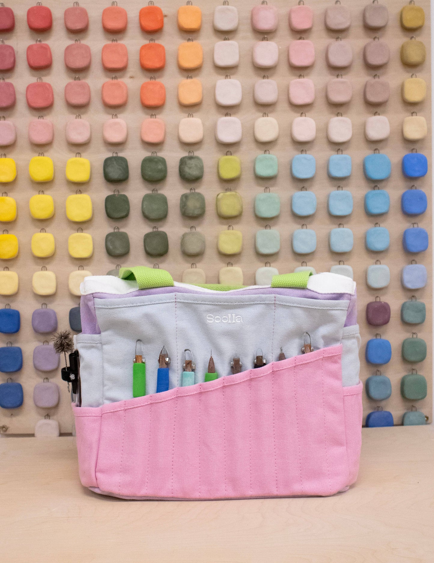 Soolla Studio Artist Bag, Deep Forest Green