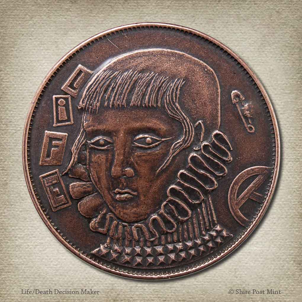 Shire Post Mint Life/Death Decision Maker Copper Coin
