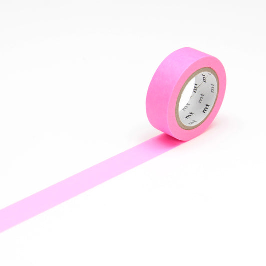 Mt masking tape Mt Basic Shocking 15mm Washi Tape, Pink