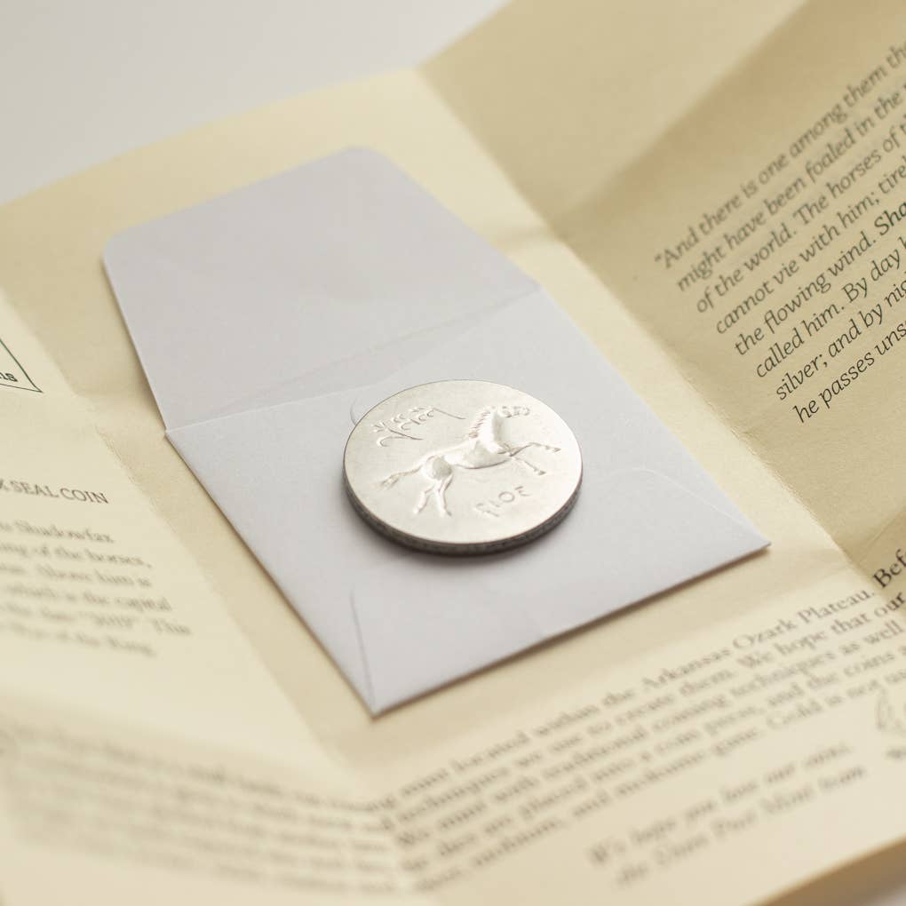 Shire Post Mint ROHAN™ Shadowfax Horse Wax Seal Coin