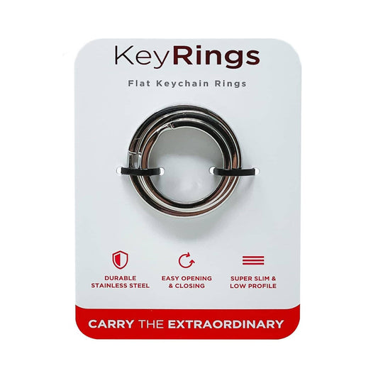 KeySmart® KeyRings, Stainless Steel