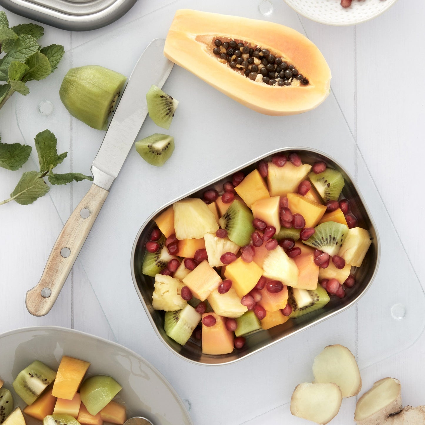 Black + Blum Stainless Steel Lunch Box Large, Orange