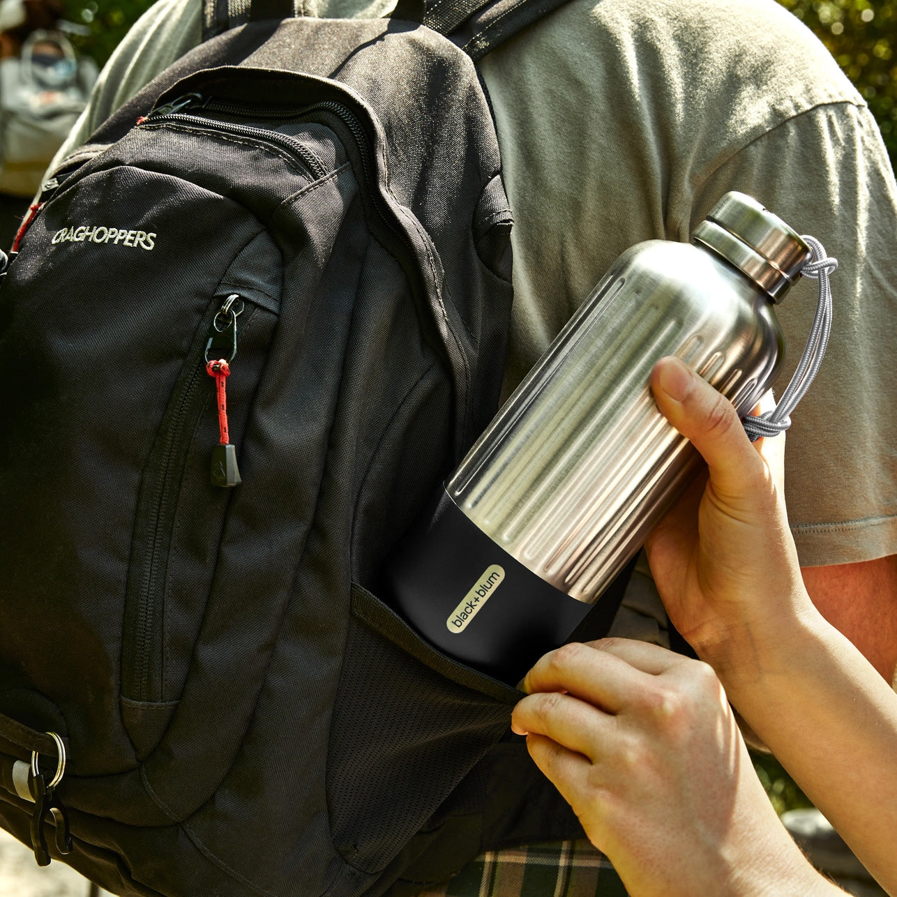 Black + Blum Explorer Water Bottle Large, Black