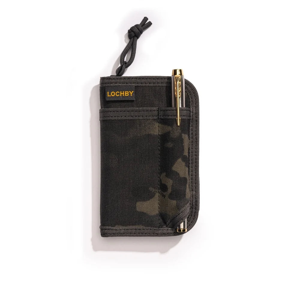 Lochby Mini Pocket Journal, Black Multicam