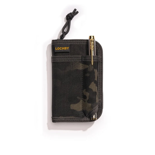 Lochby Mini Pocket Journal, Black Multicam