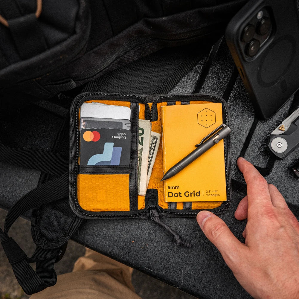 Lochby Mini Pocket Journal, Black Multicam