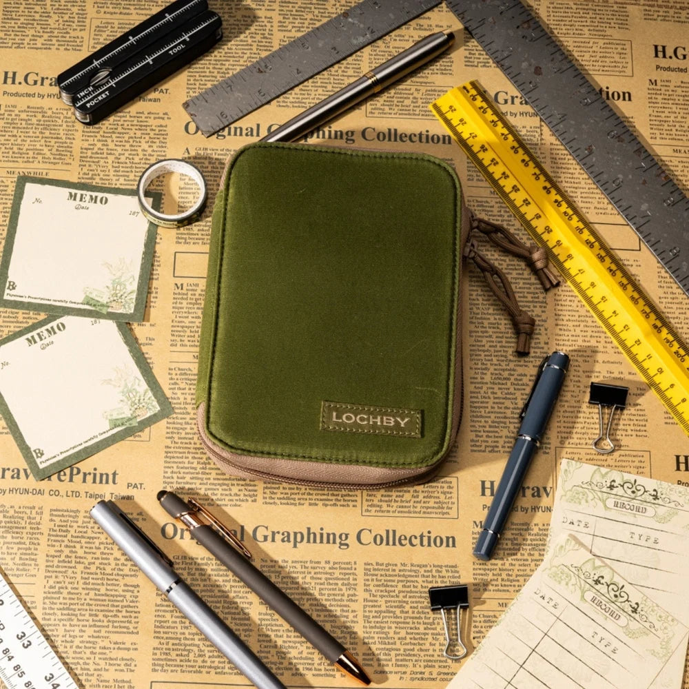 Lochby Daily Folio A6, Olive