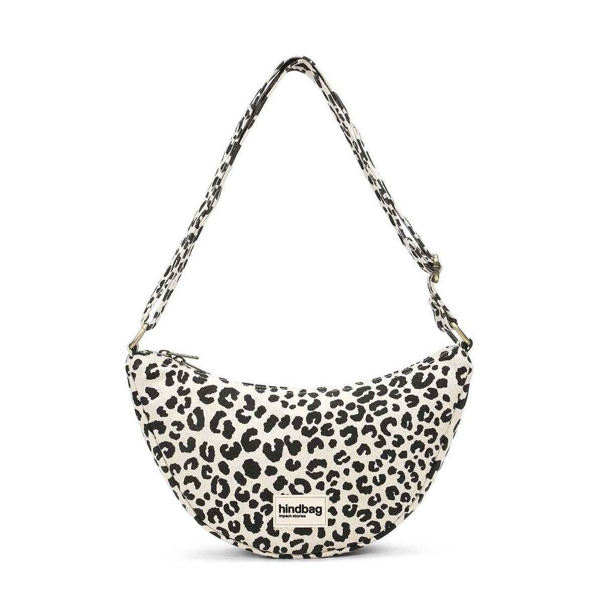 Hindbag Andrea Belt Bag, Leopard Off-White