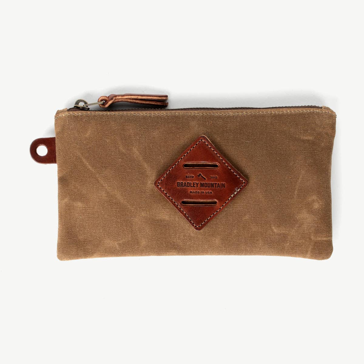 Bradley Mountain Zip Pouch, Brush Brown