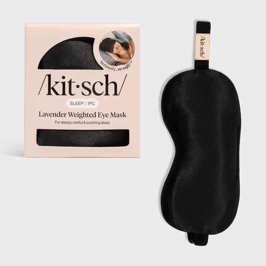 KITSCH Lavender Scented Satin Weighted Eye Mask