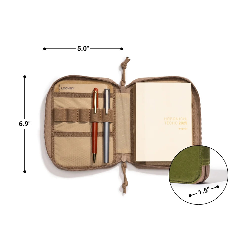Lochby Daily Folio A6, Olive