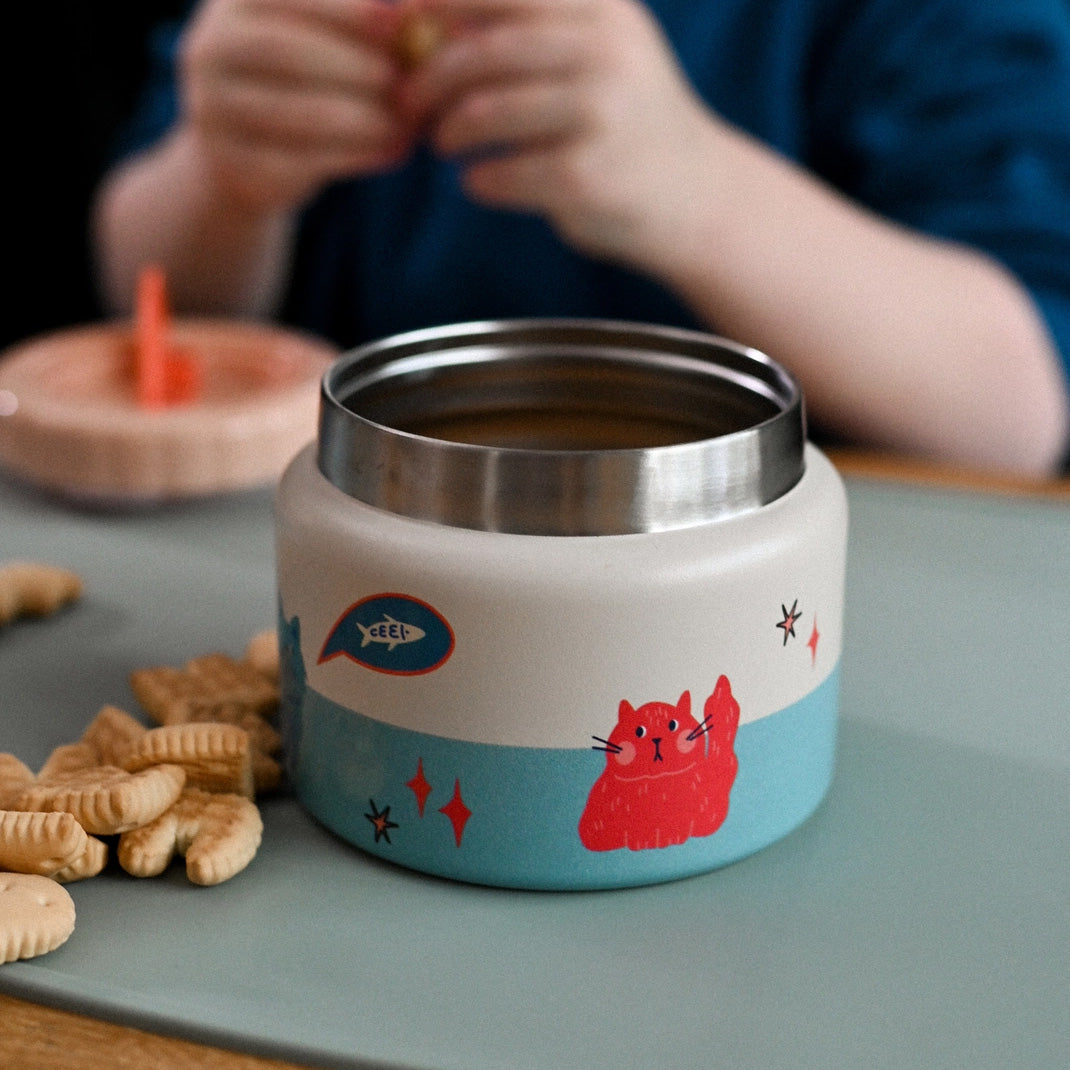 The Cotton Cloud Stainless Steel Thermo Food Jar 350ml, Confetti
