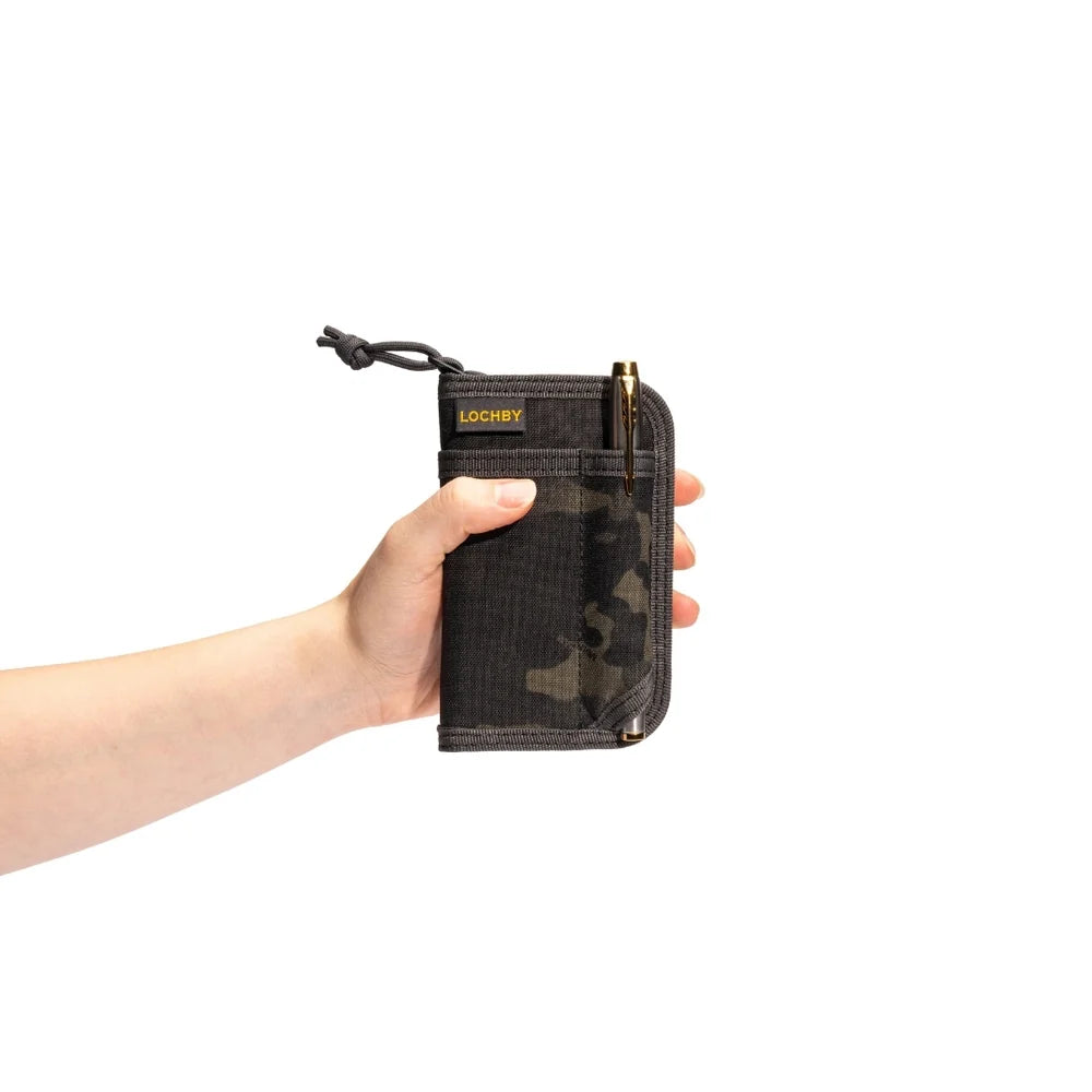 Lochby Mini Pocket Journal, Black Multicam