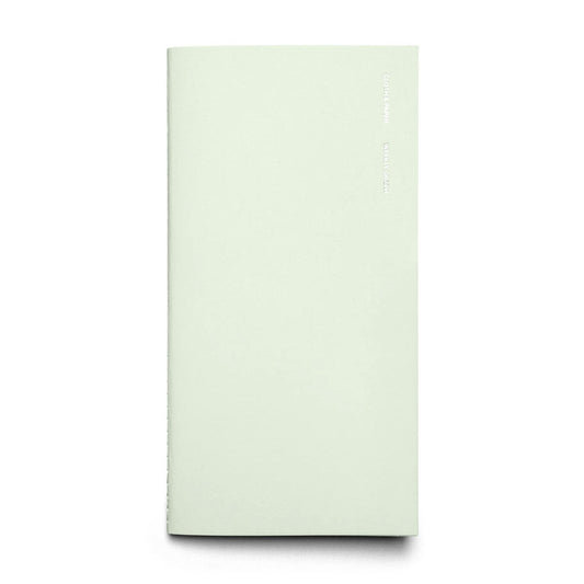 Cloth & Paper Travel Notebook A5 Slim, Weekly Graph Matcha