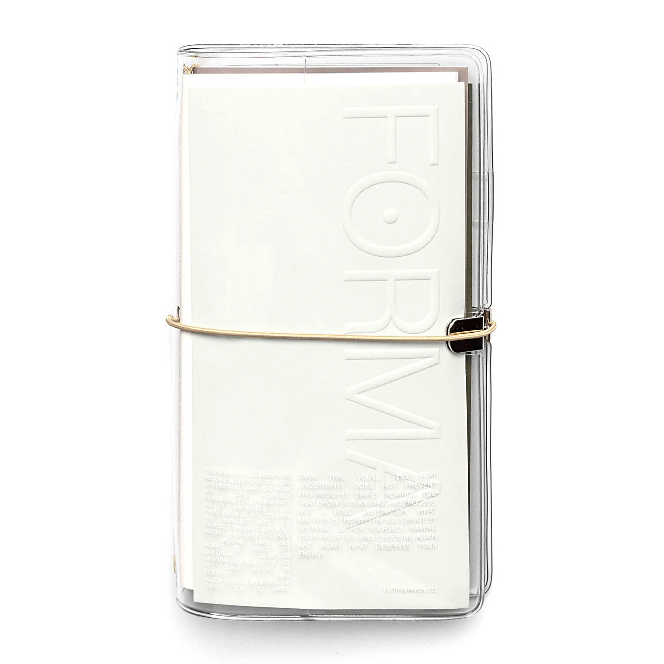 Cloth & Paper FORMA Travel Notebook Set, A5 Slim