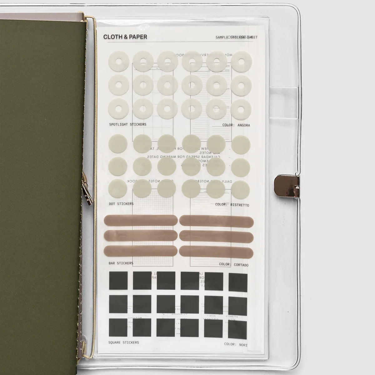Cloth & Paper FORMA Travel Notebook Set, A5 Slim