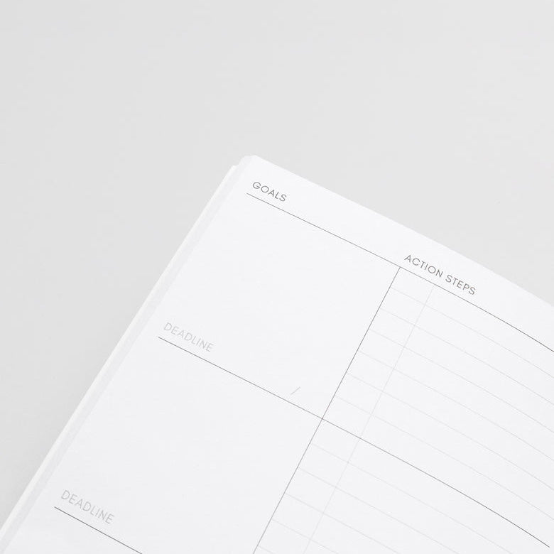 Cloth & Paper Travel Notebook Pocket Plus, Goal Tracking Ibiza