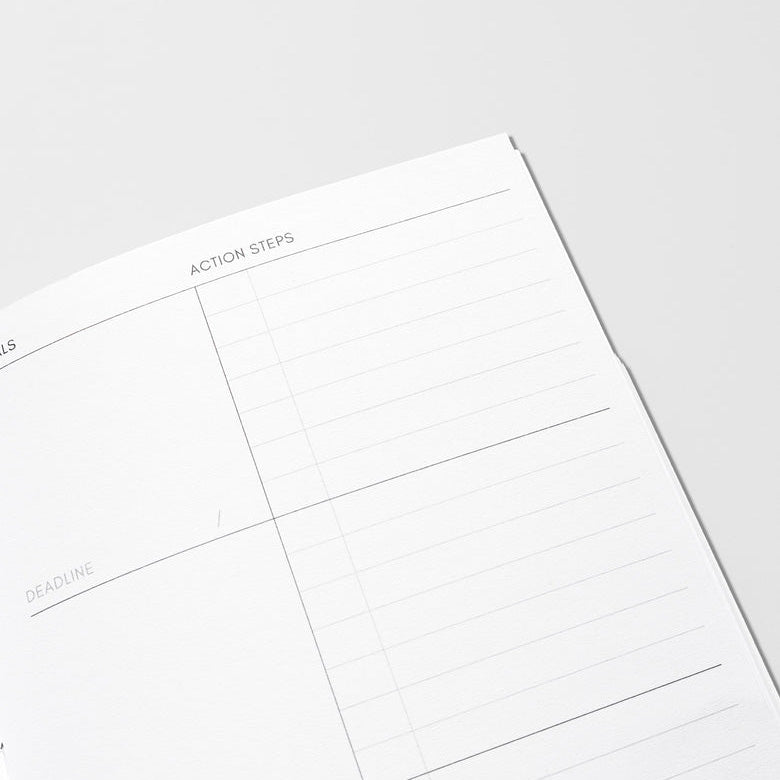 Cloth & Paper Travel Notebook Pocket Plus, Goal Tracking Ibiza