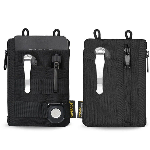 VE18N EDC Pocket Organizer w/o velcro, Black