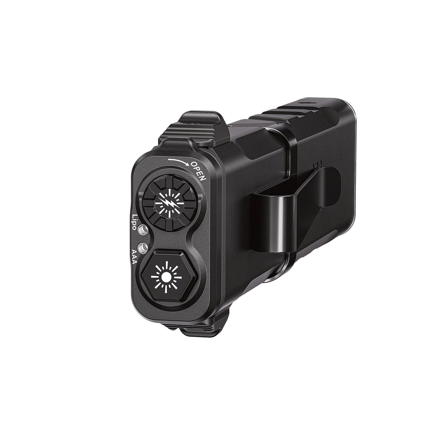 RovyVon Angel Eyes E30 Tactical Flashlight 7000K, Black