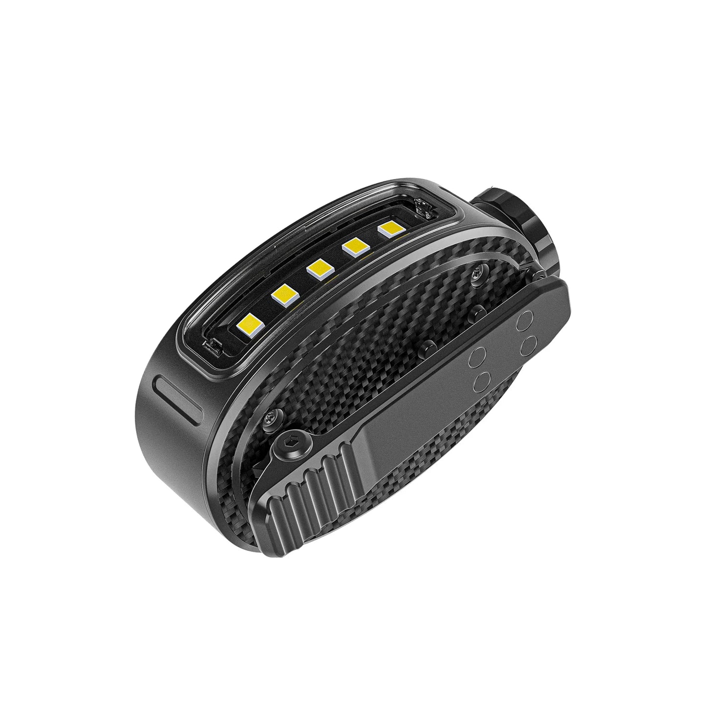 RovyVon SL10 Clip-on AA Battery EDC Compact Safety Flashlight, White & Blue