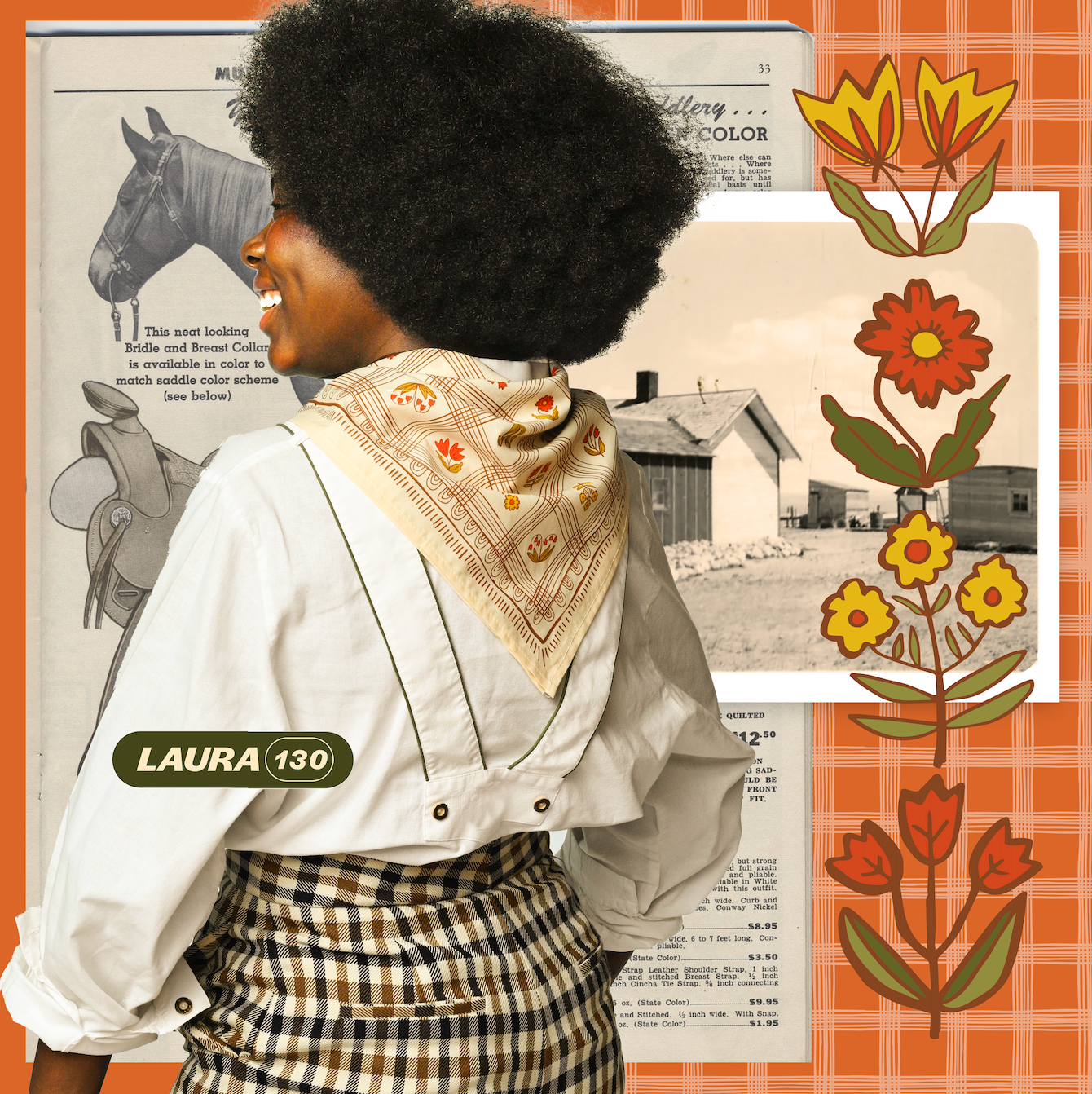 Handker Bandanas No. 130 Laura Bandana
