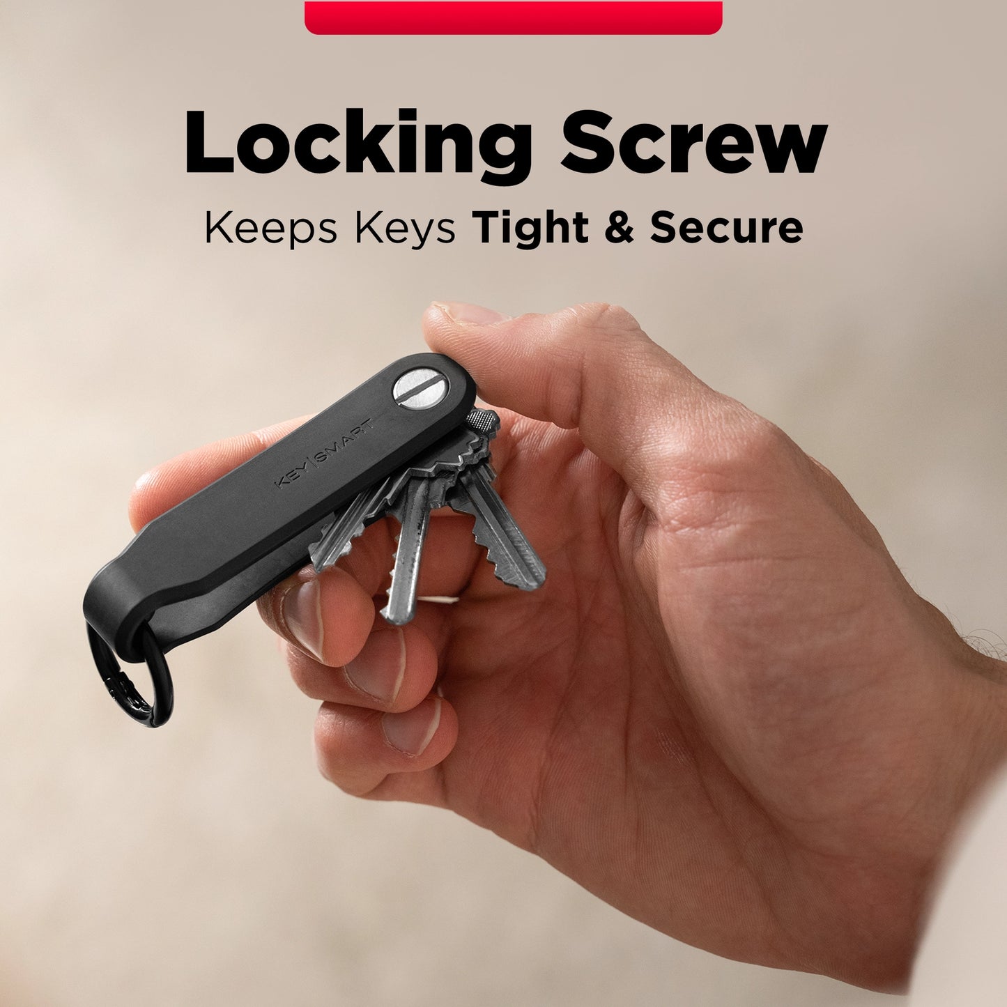 Keysmart® Loop Key Holder with Locking Screws 5 Keys