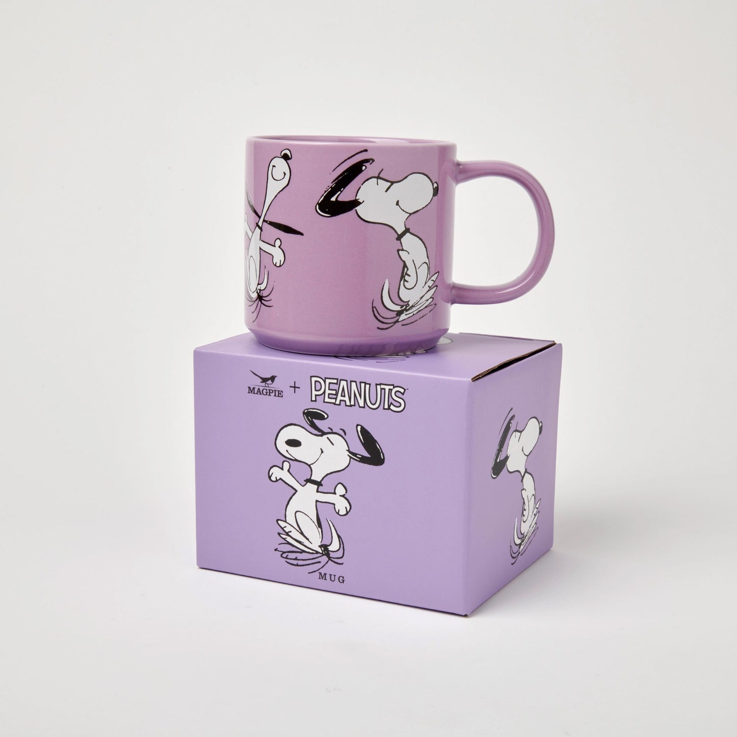 Magpie Peanuts Mug, Happy Dance